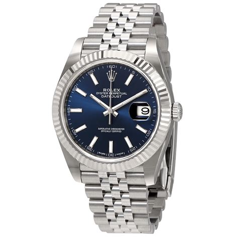 rolex datejust blue face for sale|Rolex Datejust blue face price.